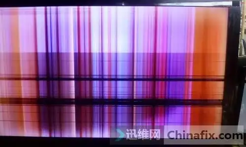 tcl液晶电视机屏幕边板故障维修