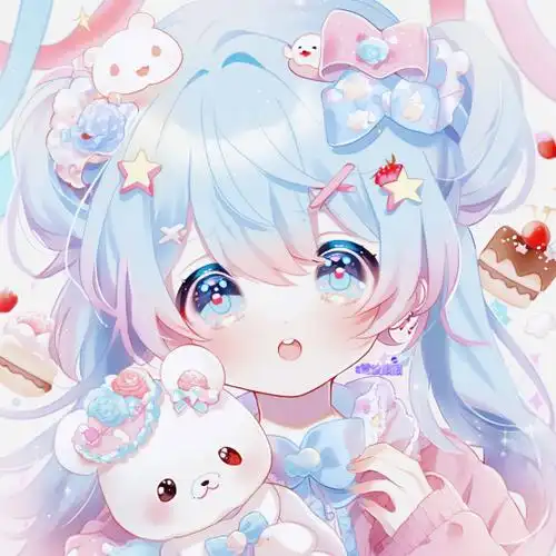 可爱闺蜜动漫头像一左一右_小红书