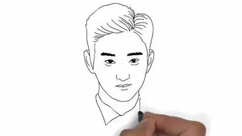 卡通明星怎么画简笔画