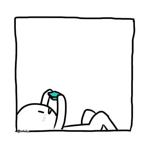 楼上楼下系列/情头/白色简笔画小人/萌系