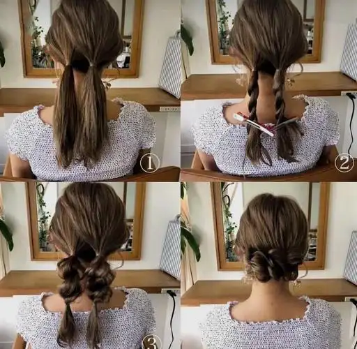 超可爱的"懒人"编发,当见到"爱心小揪揪头"时,网友:学不会