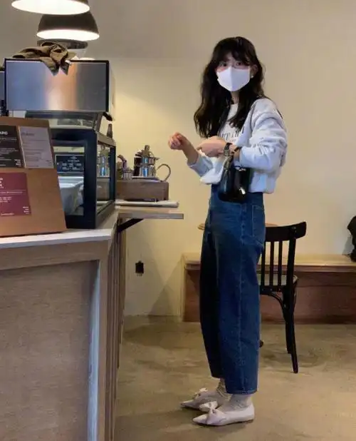 韩国时尚博主fever随性复古的慵懒味道穿搭氛围感十足