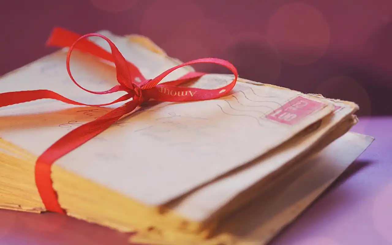 好看的复古怀旧信封非主流唯美图片高清桌面壁纸(1)