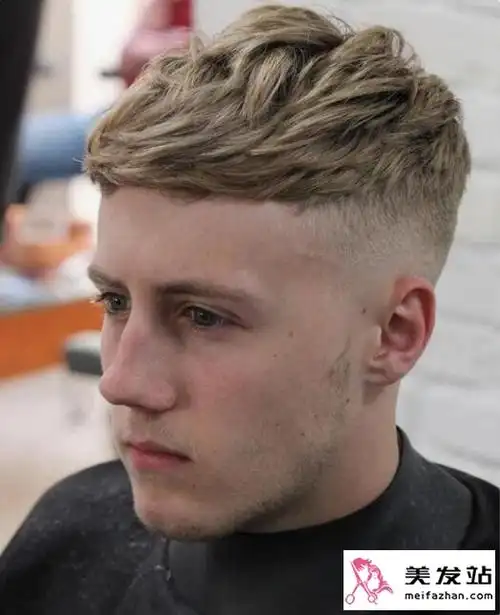 男生发型锅盖头铲两边 欧美textured crop发型超流行_男士短发 - 美发