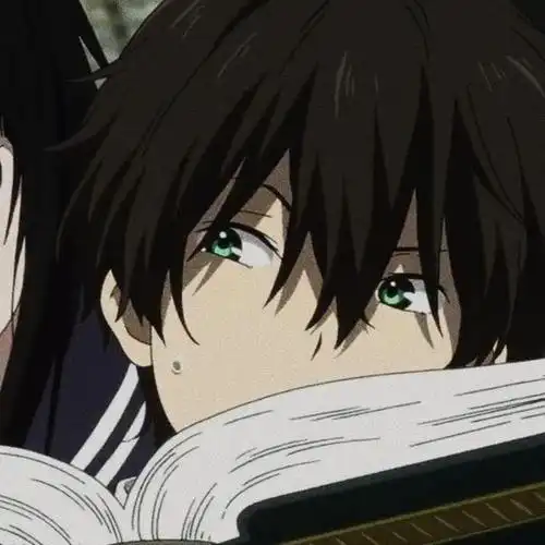 优质动漫情侣头像「折木千反田」