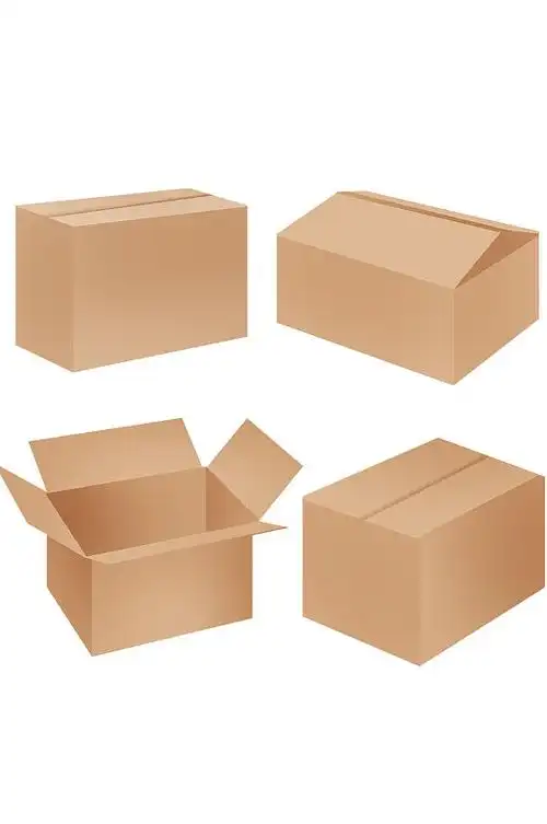 电商包裹快递纸箱素材