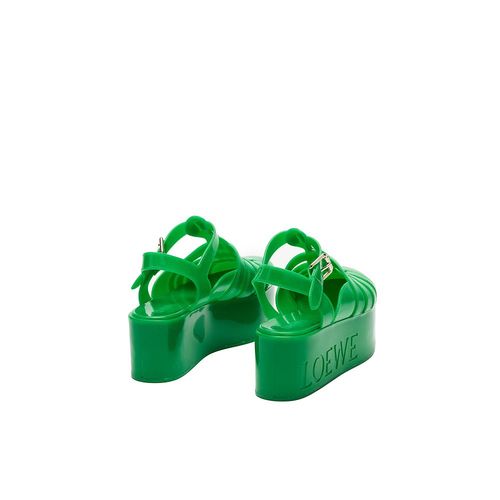 香港直邮奢选loewepaulaibiza绿色女士高跟鞋l616s10x12单鞋