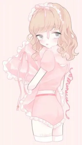 iphone壁纸 电脑壁纸 插画 文字 动漫 平铺 萌物 软妹 少女心 粉色