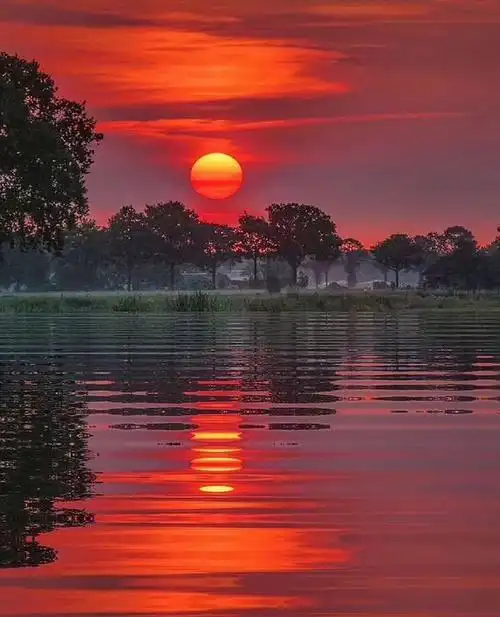 微信朋友圈背景图果然还是风景好看暖暖的色调