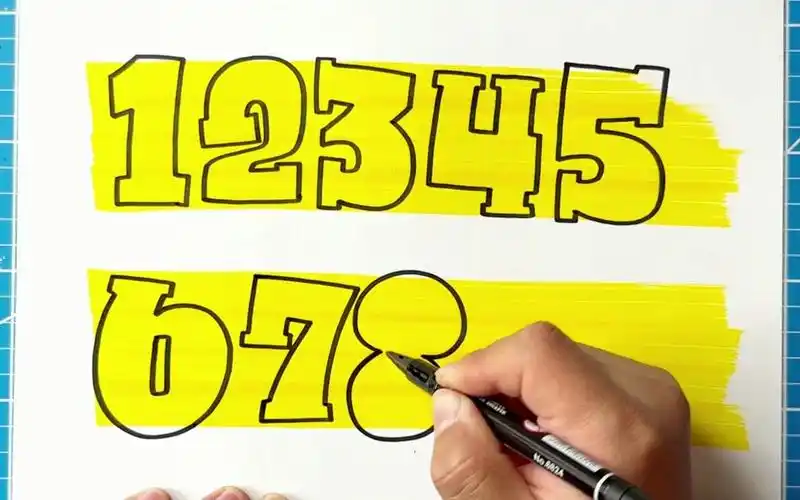 基础的pop数字写法,拿起笔一起试试吧