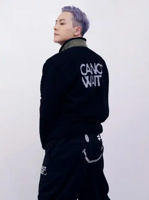 陈伟霆紫发酷帅写真图片