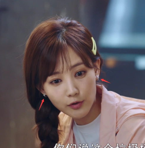 时代我的你的李一桐艾情同款耳饰纯银耳环