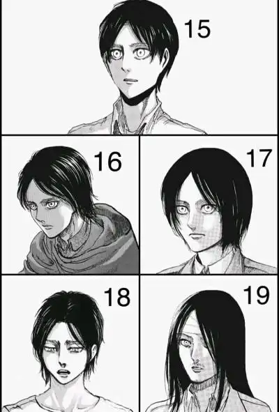 15-19岁艾伦的变化当艾伦不再是以前那个整天嚷着要杀光全部巨人的