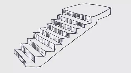 楼梯简笔画 楼梯简笔画儿童画