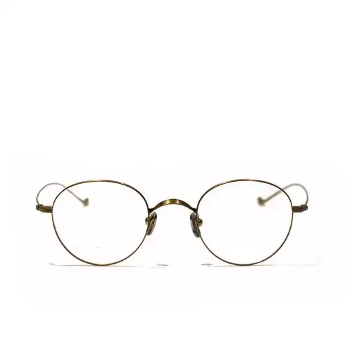 纯钛金丝边超轻小众复古绅士文艺男女近视眼镜框hermosa2021款