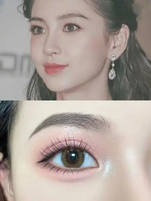 angelababy早期仿妆敲嫩全包眼线混血妆