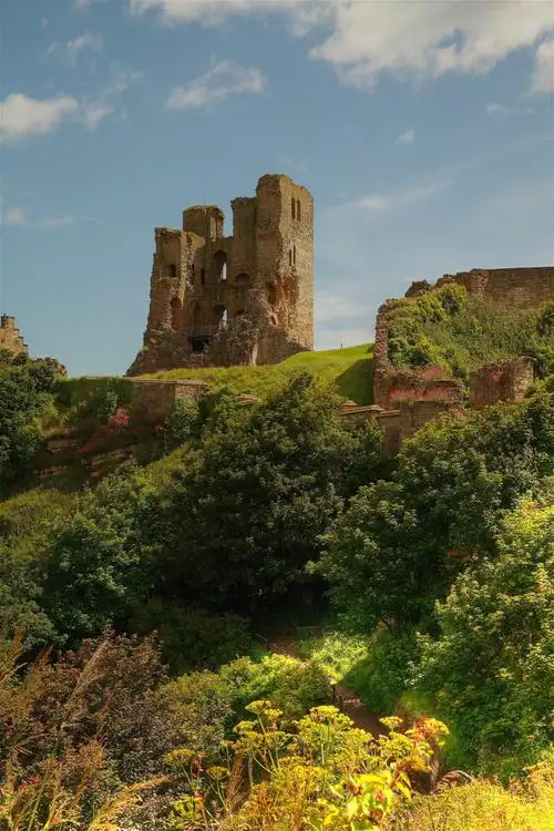 士嘉堡城堡.,斯卡伯勒的中世纪城堡.