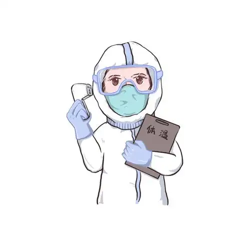 gif卡通转场防疫不松懈开场片头ae模板抗疫图文hd卡通医生大白消毒