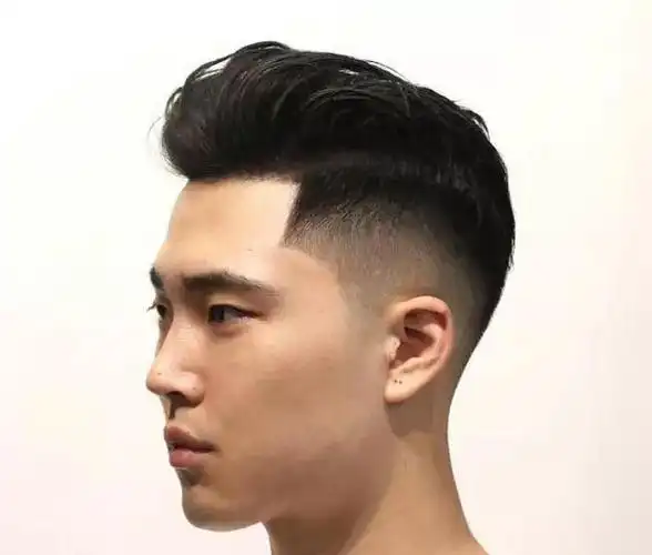 短发可以留斜背头吗男生短发小背头图集