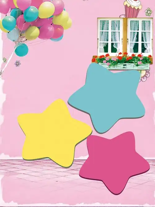 创意儿童摄影排版背景素材