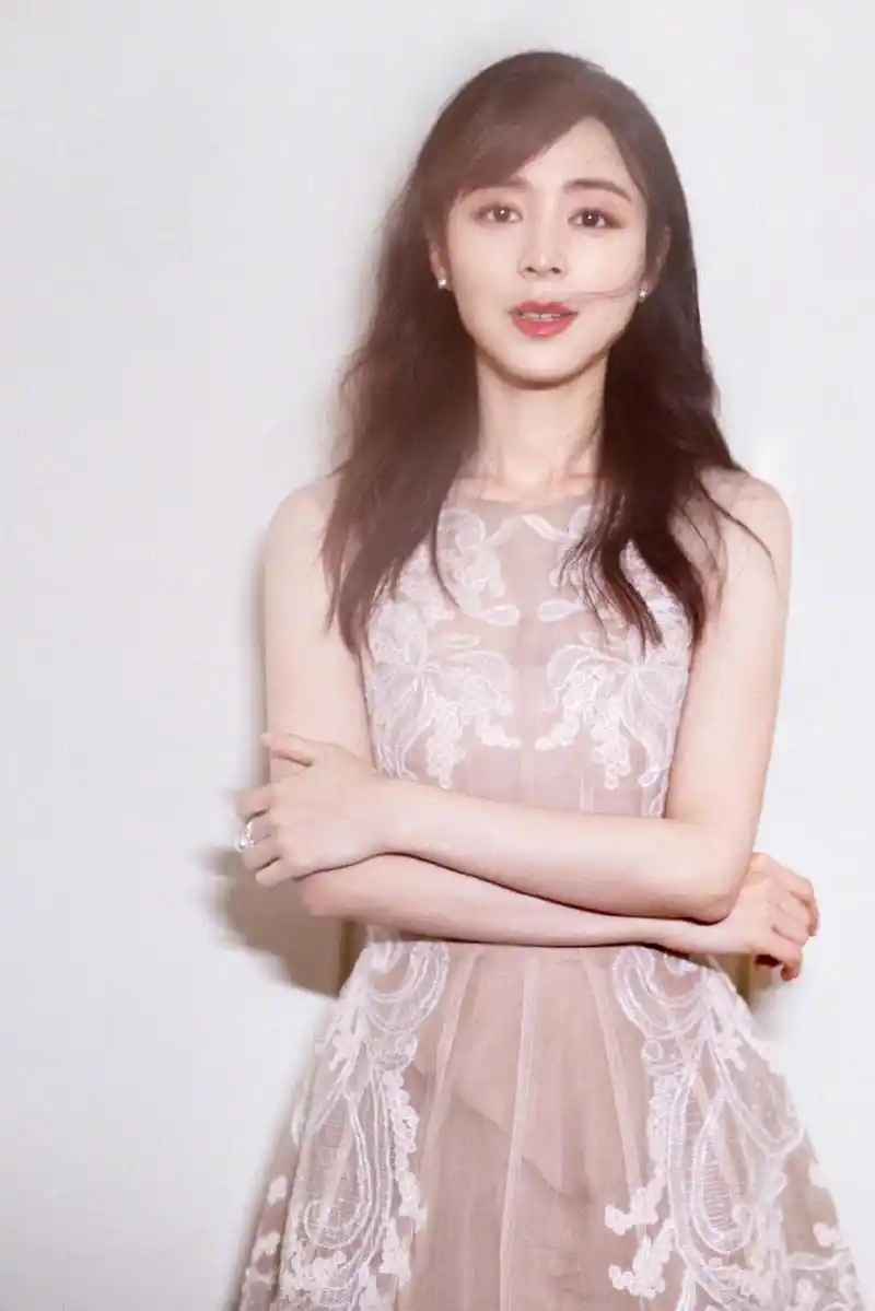 张静初刺绣纱裙性感写真图片68