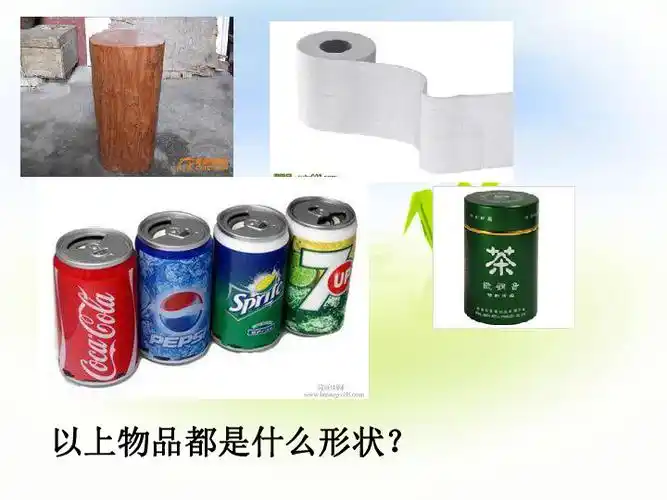 圆柱的表面积以上物品都是什么形状?