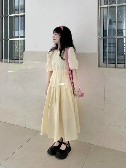 148小个子8帆布包ins风长裙穿搭