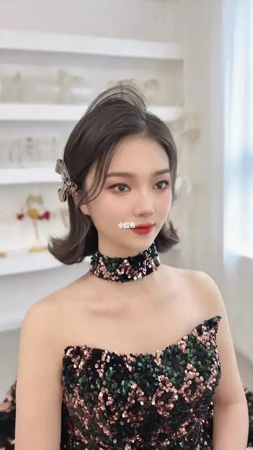 超美的短发礼服造型分享