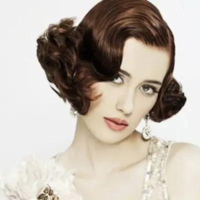 经典复古手推波纹发型让你优雅复古韵味十足