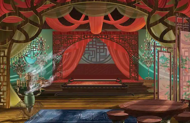 古代房间场景设计