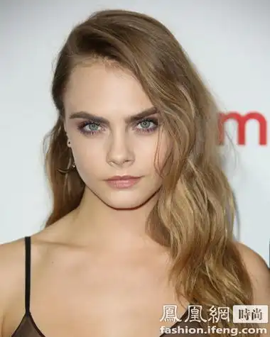 跟8位女星学 4步打造偏分卷发|发型|女星_凤凰时尚