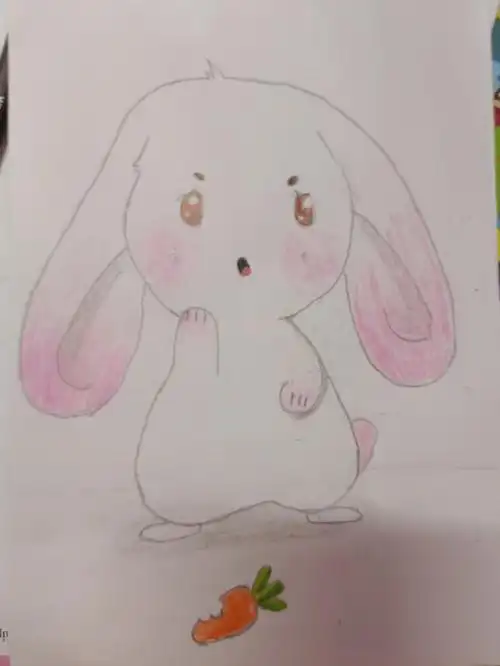 自己画的兔子