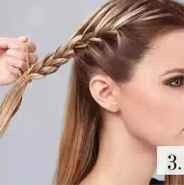 两侧蝎子辫子怎么编最美蝎子辫编发教程图解片