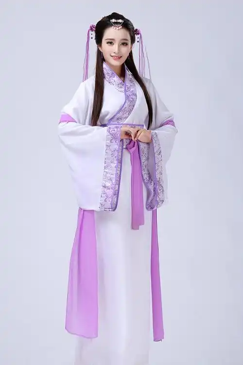 古装仙女服装唐朝古代汉服演出服装舞蹈服襦裙公主贵妃古典舞唐装
