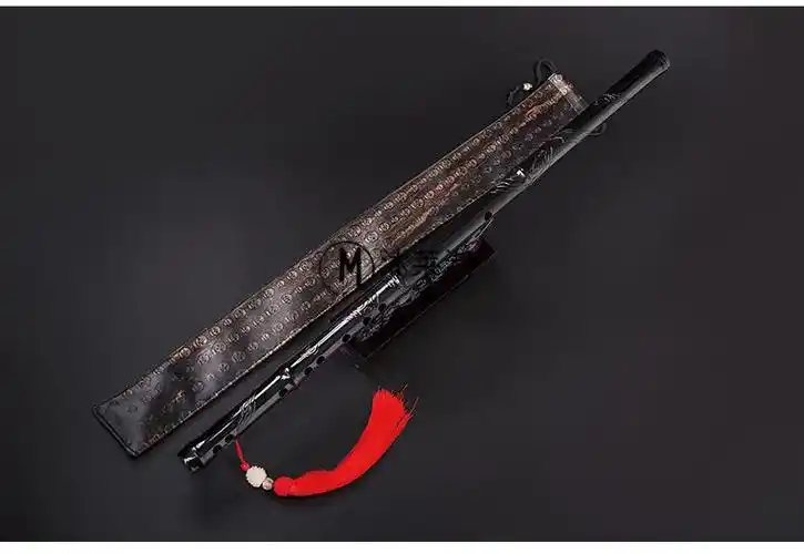 玉笛玉箫陈情/笛子羡羡用笛横笛笛汉服配饰 c调(红纹路款)【图片 价格