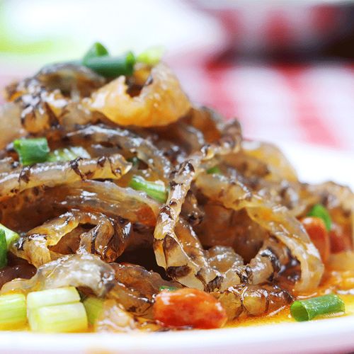 鱼皮香辣亚洲渔港凉拌开袋即食冷冻辣味凉菜凉菜