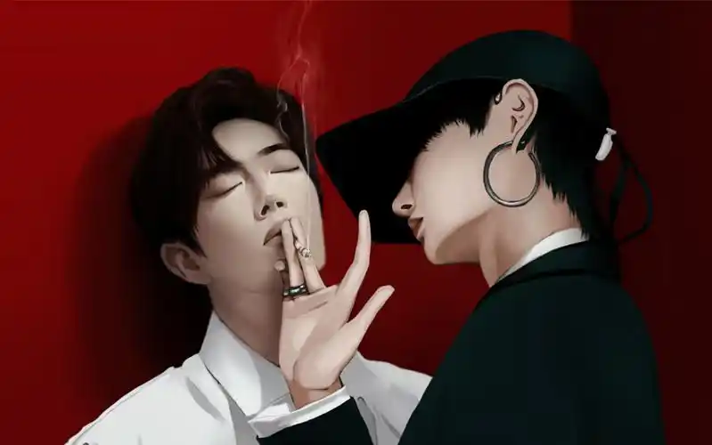 博君一肖 王一博肖战 忘羡 ps插画写实风绘画教程