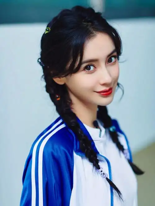 学生装的angelababy好好看!9797#杨颖angelababy