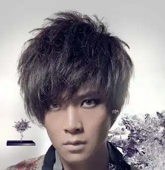 男生烟花烫发型烟花烫时髦发型图片