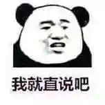 我就直说吧熊猫人熊猫人直说表情