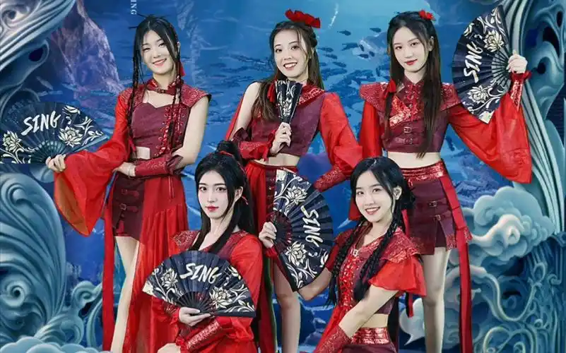 sing女团【河南春晚醒狮版红莲】终于不吃寄明月老本了