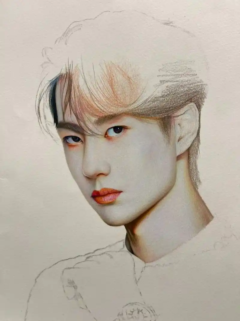 彩铅/公开课王一博 这是谁家的的呀!快来认领