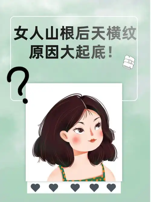女人山根后天横纹,原因大起底!