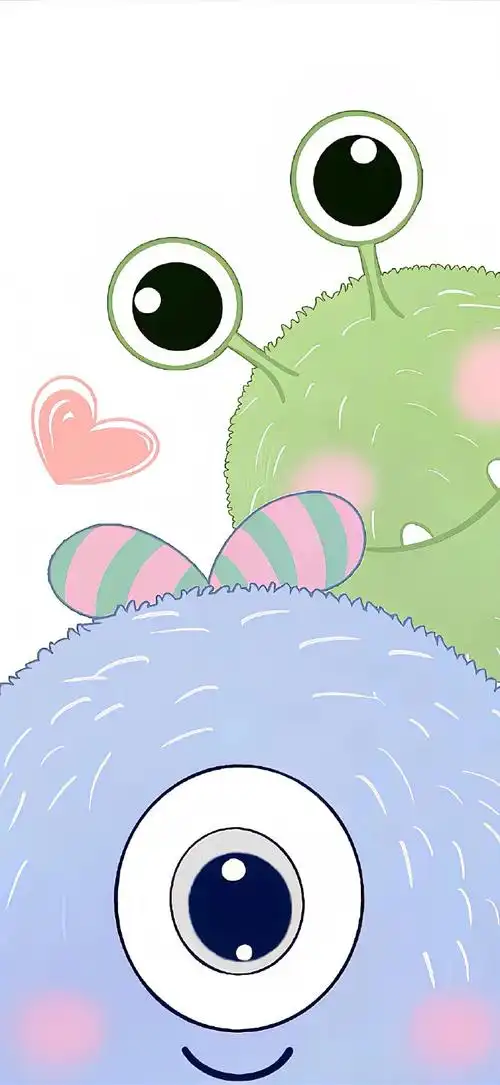 可爱小怪兽壁纸