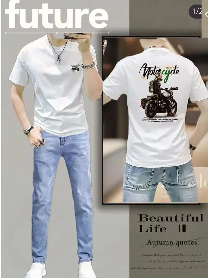 男士短袖t恤夏季新款潮流牌男装