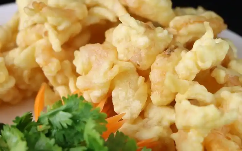 《干炸虾仁》:虾仁变大术