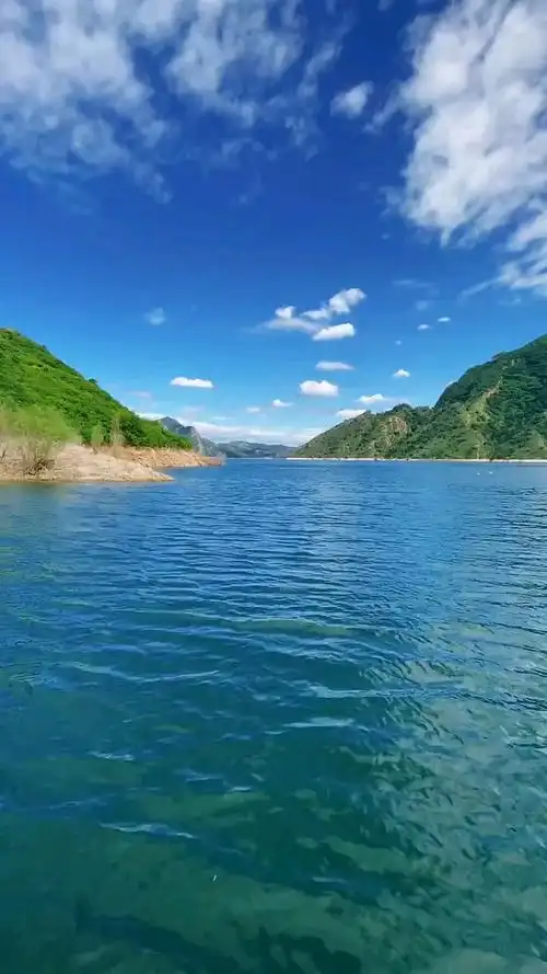 唐山水下长城风景如画山清水秀好美啊