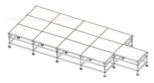 镀锌铁舞台铁舞台/铁质拆装舞台/铁质活动舞台/拼装舞台