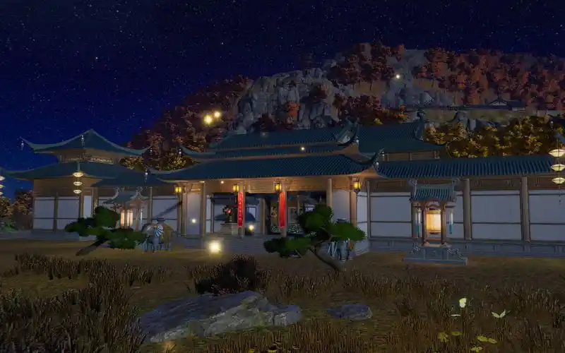 【剑网3家园】【山河令】在九寨沟建一个7200平的四季山庄