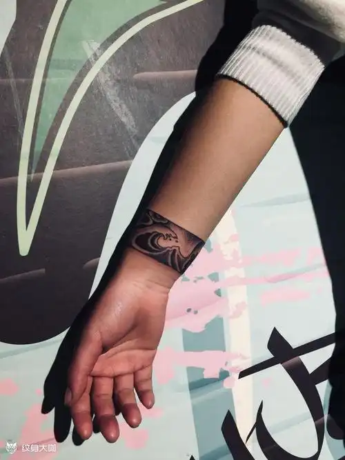 手环_纹身图案手稿图片_灰师的纹身作品集